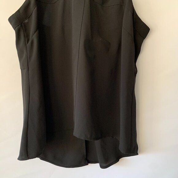 BCBGMaxAzria Women's Black Jada Cutout Tank Top Size XXS - Picture 2 of 8